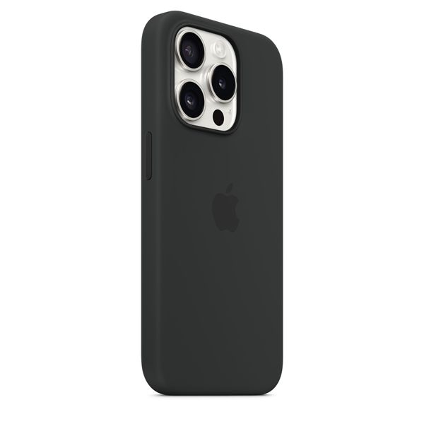 Custodia Apple Magsafe In Silicone Per Iphone 15 Pro - Nero - Apple - APP.MT1A3ZM/A