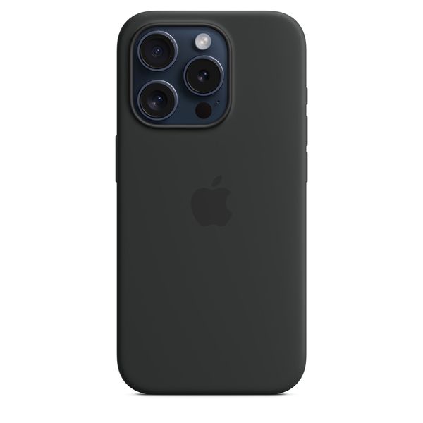 Custodia Apple Magsafe In Silicone Per Iphone 15 Pro - Nero - Apple - APP.MT1A3ZM/A