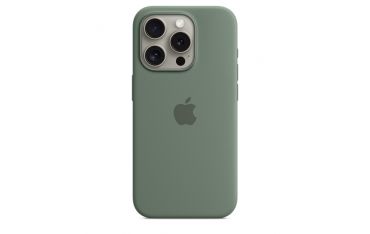 Custodia Apple Magsafe In Silicone Per Iphone 15 Pro - Cipresso - Apple - APP.MT1J3ZM/A