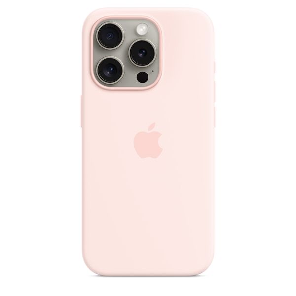 Custodia Apple Magsafe In Silicone Per Iphone 15 Pro - Rosa Confetto - Apple - APP.MT1F3ZM/A