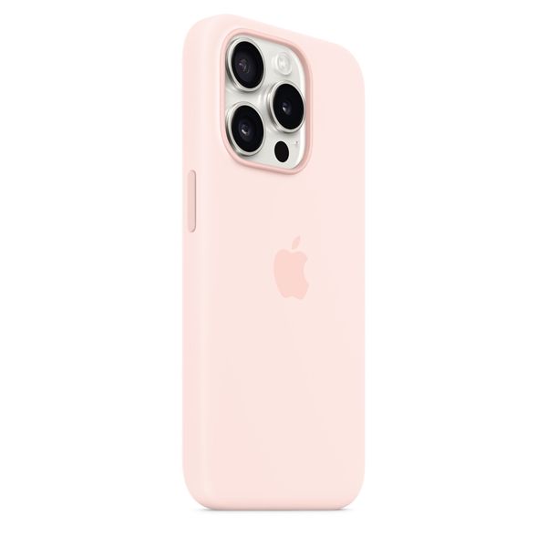 Custodia Apple Magsafe In Silicone Per Iphone 15 Pro - Rosa Confetto - Apple - APP.MT1F3ZM/A