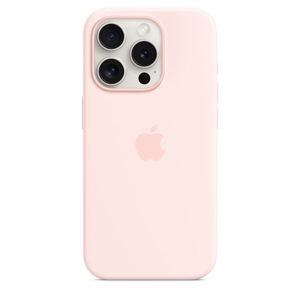 Custodia Apple Magsafe In Silicone Per Iphone 15 Pro - Rosa Confetto - Apple - APP.MT1F3ZM/A