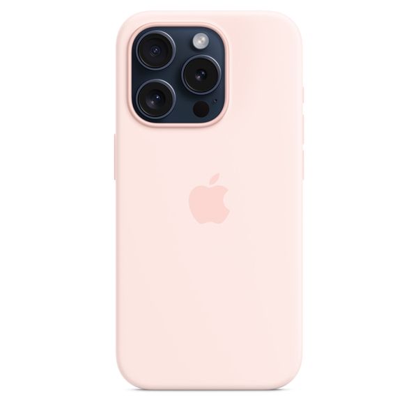 Custodia Apple Magsafe In Silicone Per Iphone 15 Pro - Rosa Confetto - Apple - APP.MT1F3ZM/A
