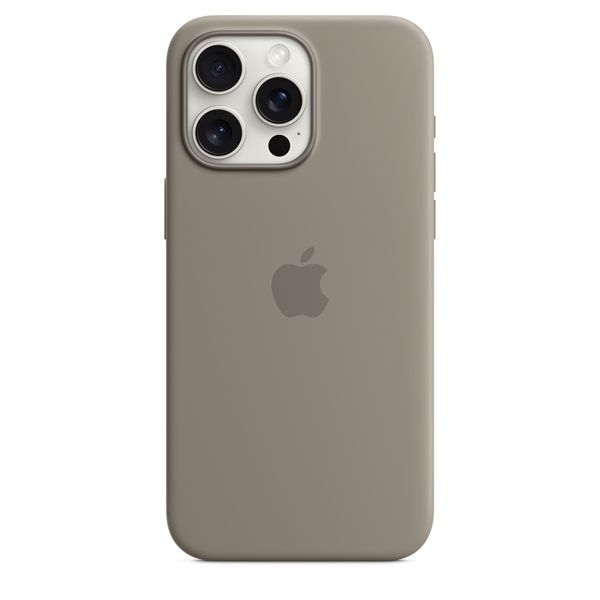 Custodia Apple Magsafe In Silicone Per Iphone 15 Pro Max - Grigio Creta - Apple - APP.MT1Q3ZM/A