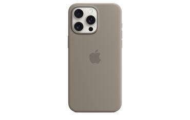 Custodia Apple Magsafe In Silicone Per Iphone 15 Pro Max - Grigio Creta - Apple - APP.MT1Q3ZM/A