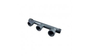 Collettore PVC con O-Ring 2 Uscite da 1" Irritec