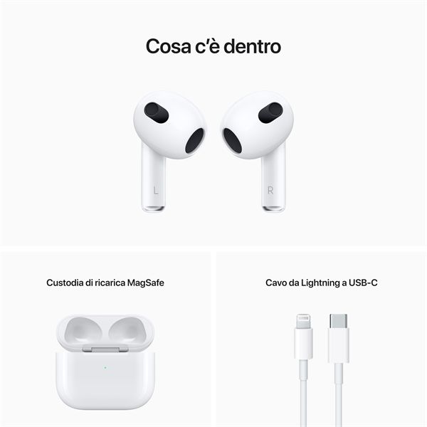 Airpods Terza Generazione - Apple - APP.MME73TY/A