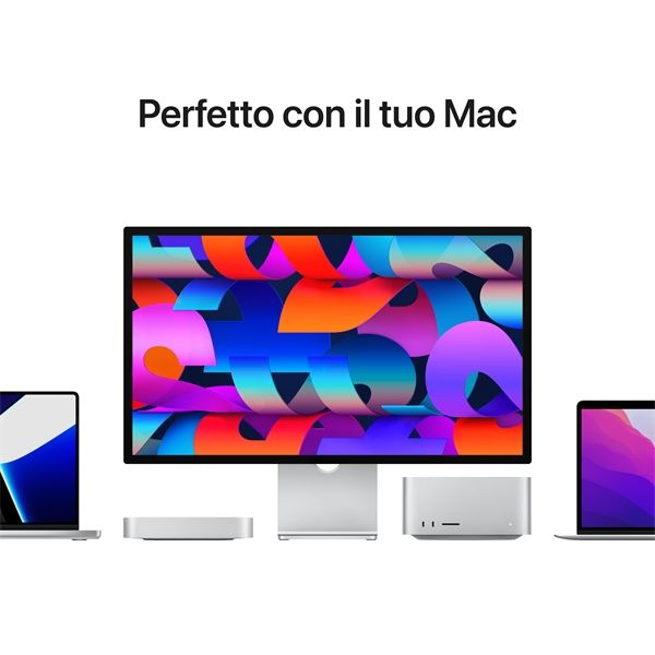 Apple Studio Display - Vetro Nanotexture Inclinaz E Altezza Regolabili - Apple - APP.MMYV3T/A