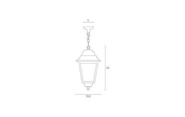 Sospensione Maxi E27 Sovil Amalfi Nero - 984/06
