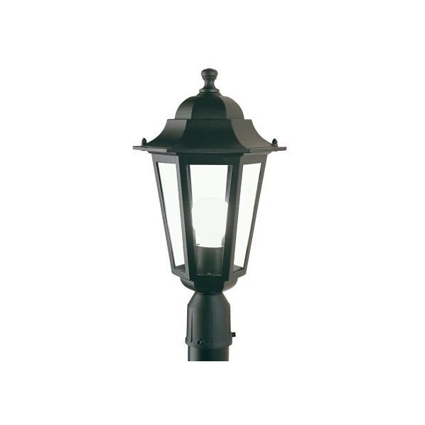 Testa-palo Grande D.60 E27 Sovil Assisi Nero - 400/06