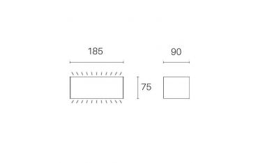 Applique Bi-emissione Regular 11w Led 3000k Sovil Box Bianco - 98582/02