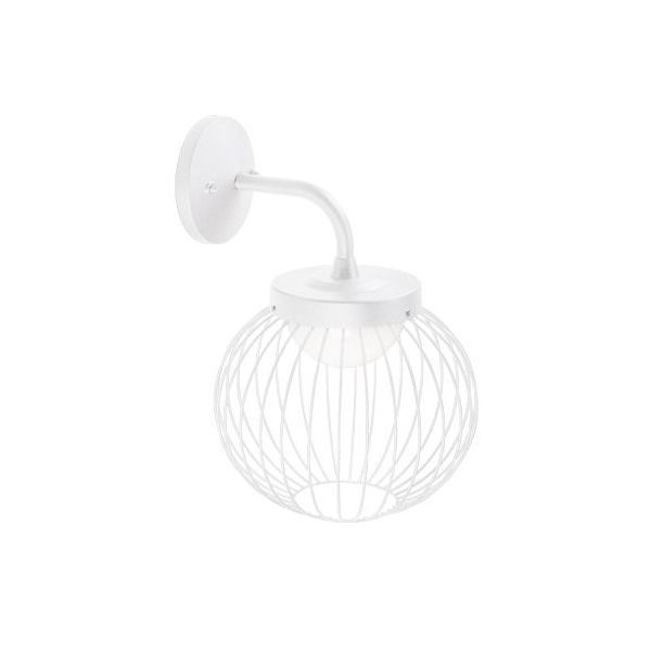 Applique In Basso 20w Led 3000k Sovil Cage Bianco - 98505/02