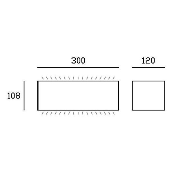 Applique Bi-emissione Maxi 40w Led 4000k Sovil Box Grafite - 99592/16