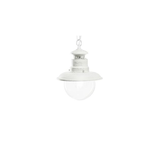 Sospensione Media E27 Sovil Calipso Biancoargento - 591/37