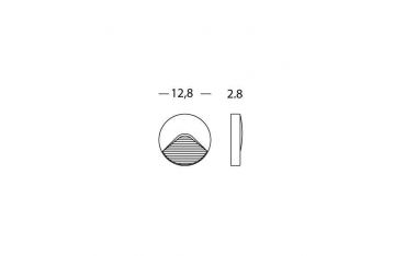 Applique Segna-passo 2w Led 4000k Sovil Club Alluminio - 99119/72