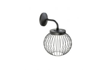 Applique In Basso 20w Led 4000k Sovil Cage Nero - 99505/06