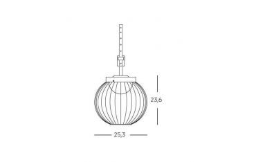 Lampada Portatile 20w Led 3000k Sovil Cage Nero - 98506/06