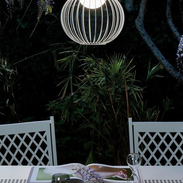 Sospensione 20w Led 3000k Sovil Cage Bianco - 98507/02
