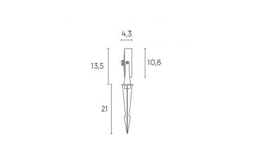 Faretto Con Picchetto 15w Led 4000k Sovil Ciak Grafite - 99581/16