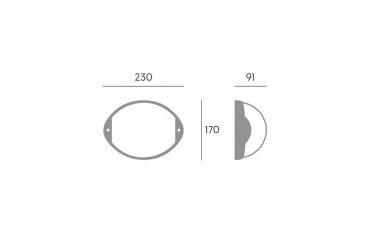 Applique Aperta 7w Led 4000k Sovil Coco Bianco - 99510/02