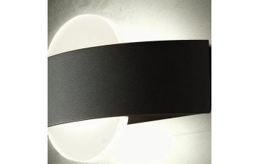Applique Curva 10w Led 4000k Sovil Dexter Grafite - 99139/16
