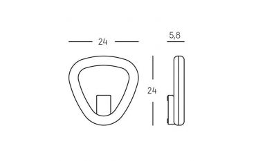 Applique Triangolo 20w Led 3000k Sovil Daphne Bianco - 98779/02