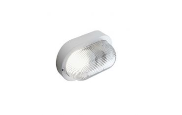 Plafoniera In Resina E27 Sovil Echo Ovale Bianco - 45/02