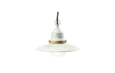 Sospensione Grande E27 Sovil Fisher Biancooro - 563/26