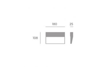 Applique  Segna-passo 6w Led 3000k Sovil Geo Bianco - 98158/02