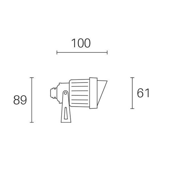 Faretto 6w Led 4000k Sovil Fox Nero - 99222/06