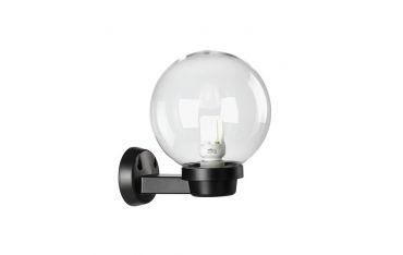 Applique Sfera Chiara D.200 E27 Sovil Globo Nero - 360/06