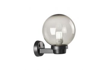 Applique Sfera Fume\' D.200 E27 Sovil Globo Nero - 362/06