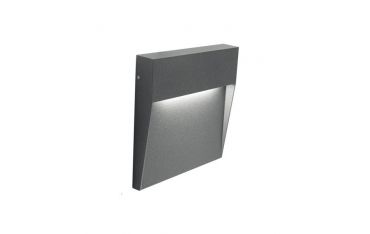 Applique  Segna-passo 6w Led 3000k Sovil Geo Square Grafite - 98155/16