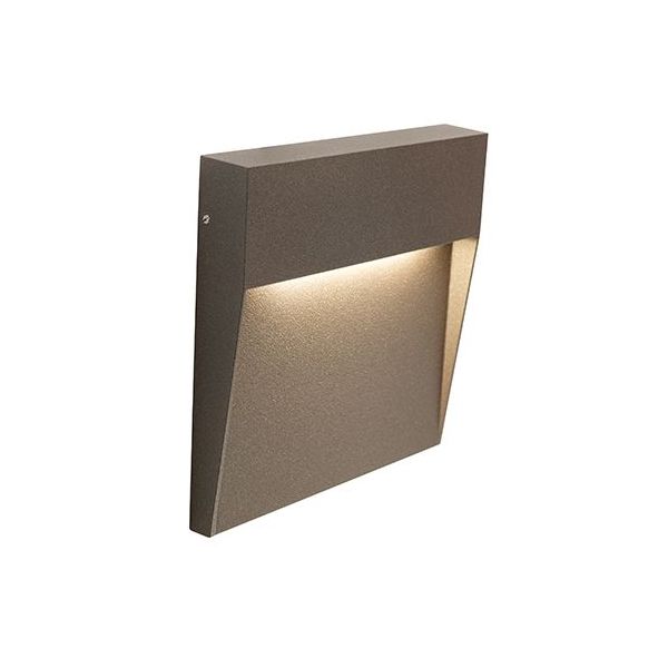 Applique  Segna-passo 6w Led 4000k Sovil Geo Square Caffe' - 99155/27