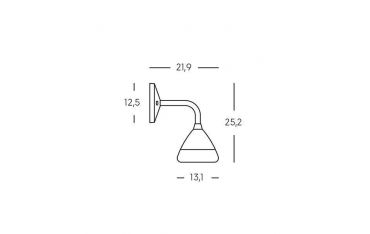 Applique In Basso 20w Led 4000k Sovil Graal Bianco - 99780/02
