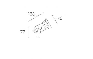 Faretto 6w Led 4000k Sovil Gun Grafite - 99166/16