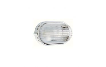 Plafoniera Grande E27 Sovil Industriale Ovale Bianco - 701/02