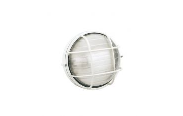 Plafoniera Grande Gabbia E27 Sovil Industriale Tonda Bianco - 783/02