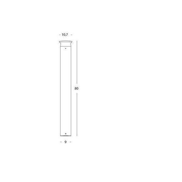 Palo Alto 9w Led 4000k Sovil Kep Grafite - 99165/16