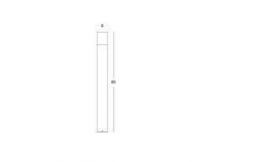 Paletto 7w Led 4000k Sovil Kube Alluminio - 99485/72