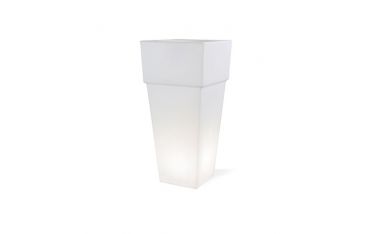 Vaso Quadrato Grande E27 Sovil Lounge Bianco - 692/02