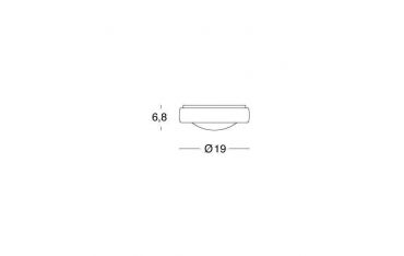 Plafoniera Picc. Tonda 8w Led 4000k Sovil Loft Bianco - 99100/02