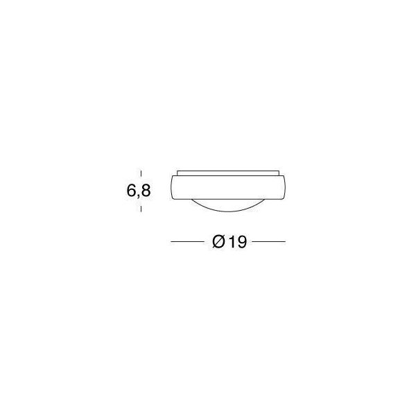 Plafoniera Picc. Tonda 8w Led 4000k Sovil Loft Grafite - 99100/16