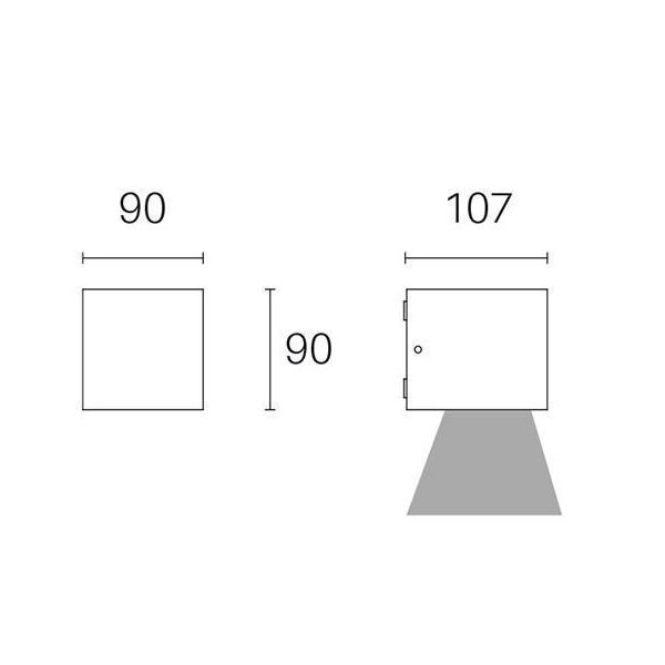 Applique Mono 6w Led 3000k Sovil Lula Bianco - 98175/02