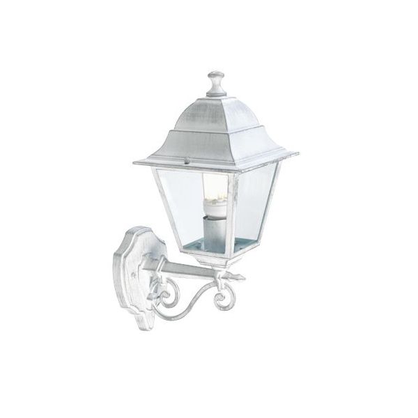 Applique In Alto Media E27 Sovil Old Biancoargento - 318/37
