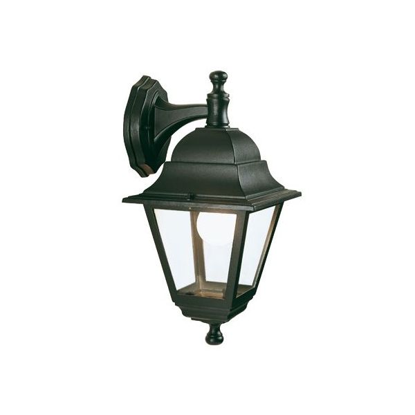 Applique In Basso Piccola E27 Sovil Old Nero - 953/06