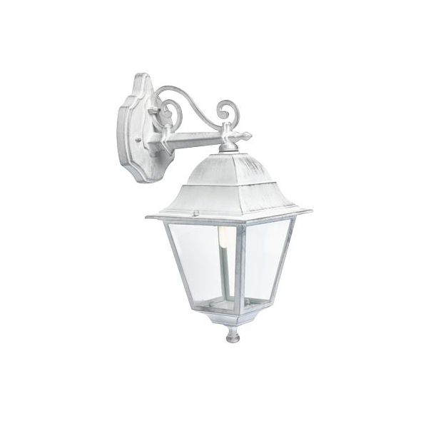 Applique In Basso Media E27 Sovil Old Biancoargento - 988/37