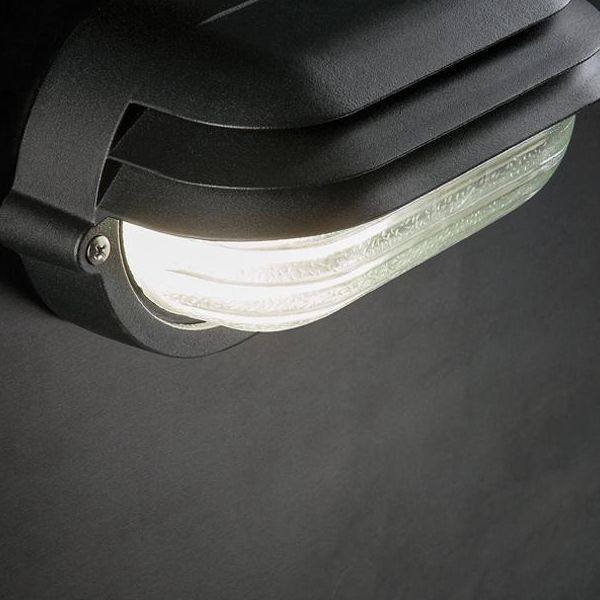 Applique Piccola Ovale E27 Sovil Palpebra Ovale Bianco - 787/02