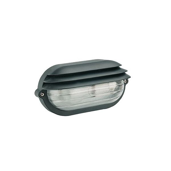 Applique Piccola Ovale E27 Sovil Palpebra Ovale Nero - 787/06