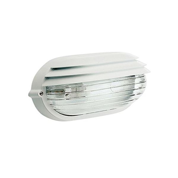 Applique Grande Ovale E27 Sovil Palpebra Ovale Bianco - 788/02